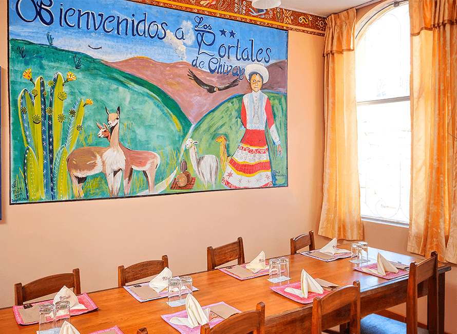 Lugar turistico en hotel chivay